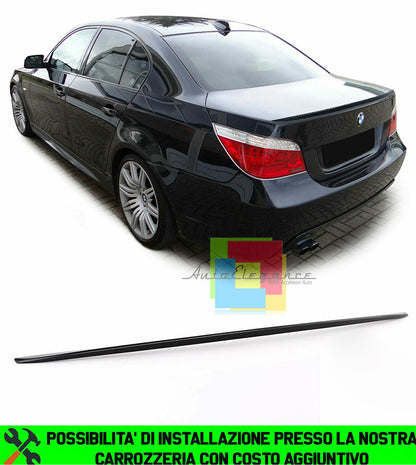 BMW SERIE 5 E60 2003-2010 BERLINA SPOILER POSTERIORE SUL COFANO LOOK M - ABS - AUTOELEGANCERICAMBI