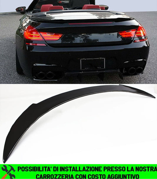 BMW SERIE 6 F12 CABRIO SPOILER POSTERIORE SUL COFANO LOOK M6 - ABS - AUTOELEGANCERICAMBI