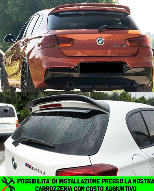 BMW SERIE 1 F20 F21 2011-2018 SPOILER POSTERIORE SUL TETTO LOOK SPORTIVO AUTOELEGANCERICAMBI