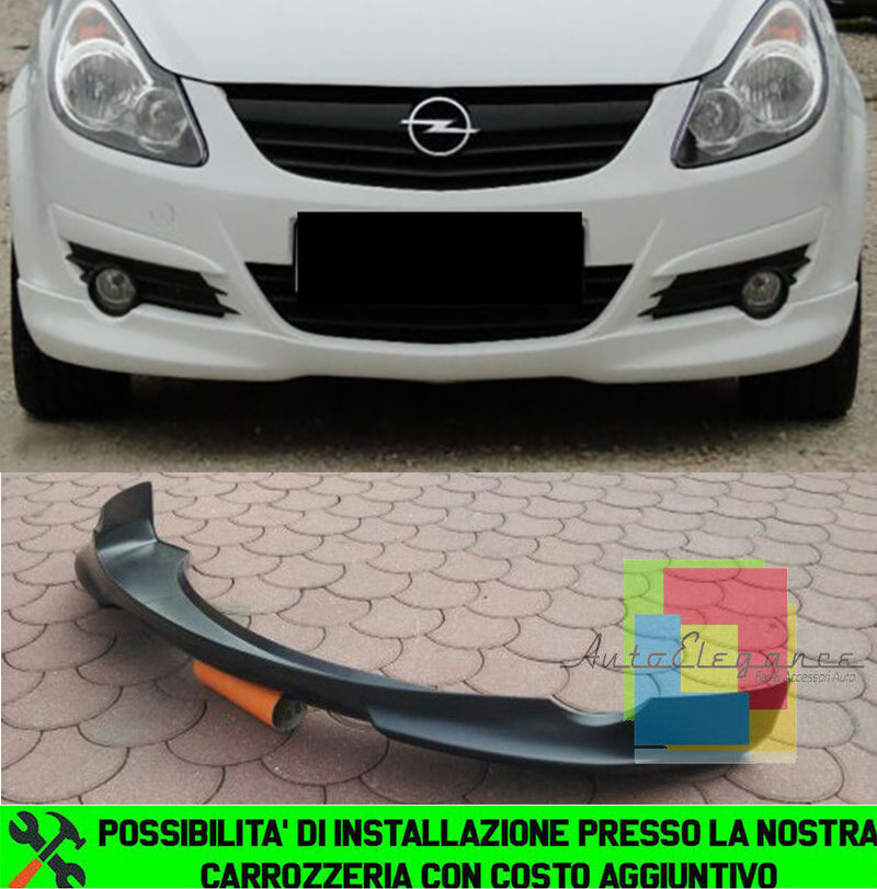 OPEL CORSA D 2006-2010 SPOILER ANTERIORE SOTTO PARAURTI OPC