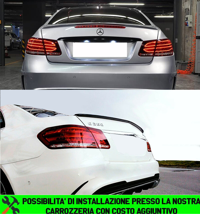 MERCEDES CLASSE E COUPE C207 2009-2016 SPOILER COFANO POSTERIORE ABS LOOK AMG