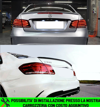 MERCEDES CLASSE E COUPE C207 2009-2016 SPOILER COFANO POSTERIORE ABS LOOK AMG