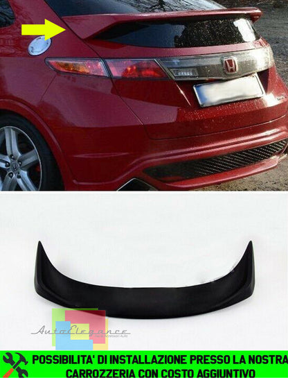 HONDA CIVIC 8 VIII TYPE R 2006-2011 SPOILER LUNOTTO POSTERIORE LOOK SPORTIVO