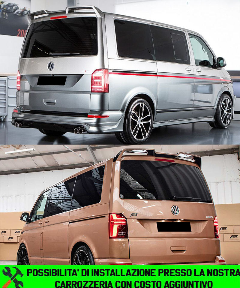VW TRANSPORTER T6 SPOILER POSTERIORE SUL TETTO LOOK SPORTIVO