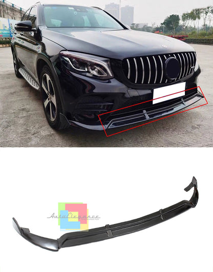 MERCEDES GLC 2015-2018 SPLITTER PARAURTI ANTERIORE SPOILER NERO AMG