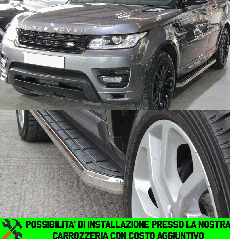 RANGE ROVER SPORT 2013+ PEDANE LATERALI SOTTO PORTA SPORTIVE