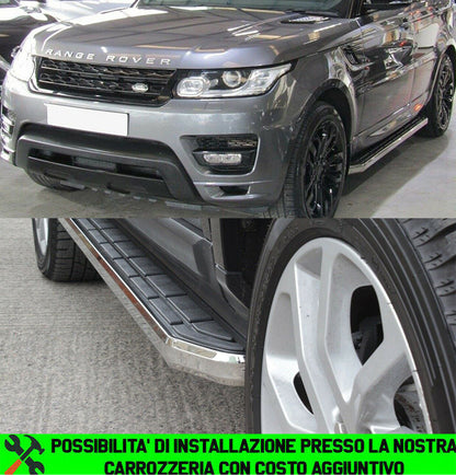 RANGE ROVER SPORT 2013+ PEDANE LATERALI SOTTO PORTA SPORTIVE