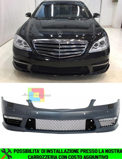 MERCEDES CLASSE S W221 PARAURTI ANTERIORE COMPLETO DESIGN AMG S63 S65