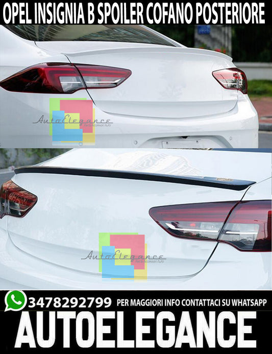 OPEL INSIGNIA B 2017+ REAR SPOILER HOOD ABS SPORT LOOK OPC