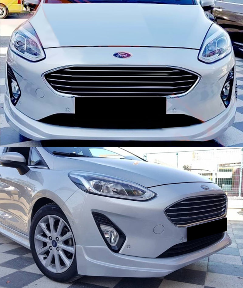 FORD FIESTA MK8 2017+ SPOILER SOTTO PARAURTI ANTERIORE LOOK ST - grezzo