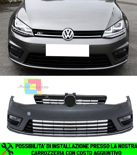 VW GOLF 7 2012-2017 PARAURTI ANTERIORE COMPLETO DESIGN RLINE