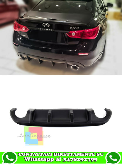 INFINITI Q50 2013-2017 UNDER SPORT BUMPER REAR DIFFUSER