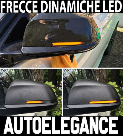 BMW X1 E84 2013-2015 FRECCE LED DINAMICHE PER SPECCHI LATERALI LOOK FUME AUTOELEGANCERICAMBI