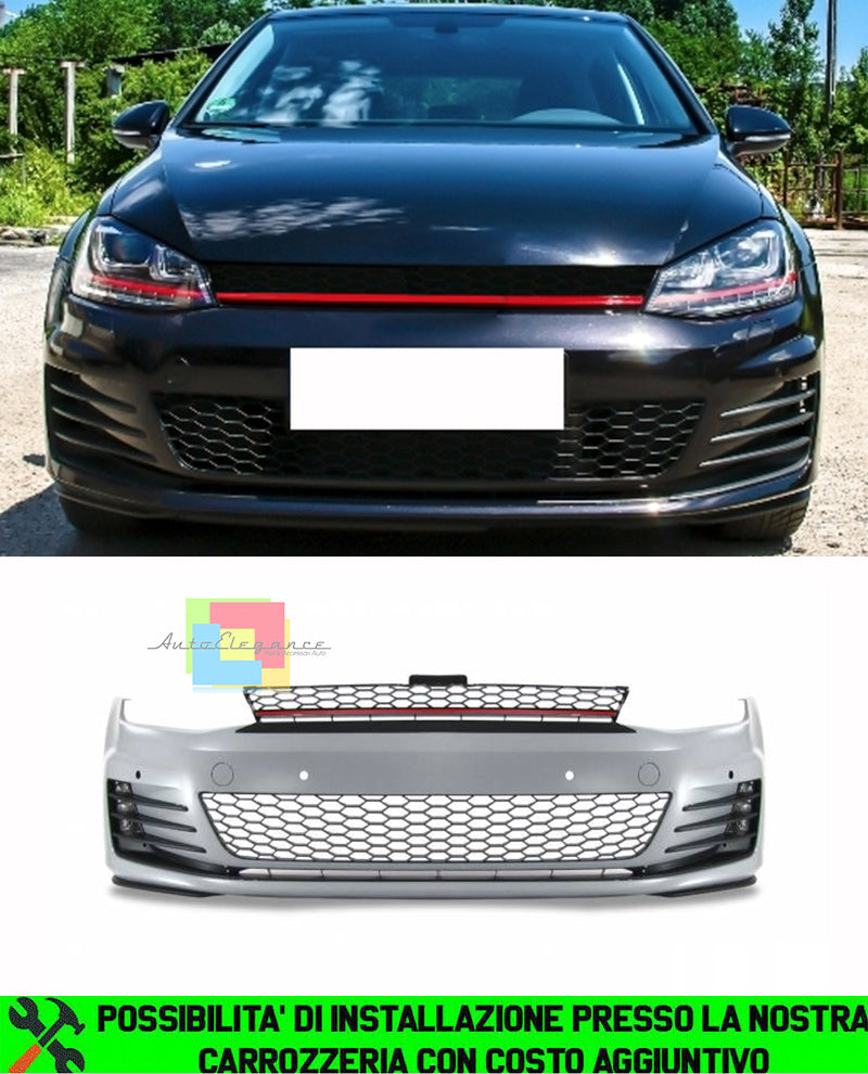 VW GOLF 7 2012-2017 FRONT BUMPER GTI DESIGN COMPLETE
