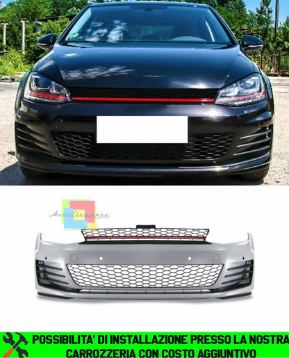VW GOLF 7 2012-2017 FRONT BUMPER GTI DESIGN COMPLETE