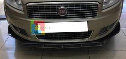 FIAT CROMA FRONT BUMPER SPLITTER GLOSSY BLACK RS LOOK
