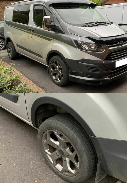 FORD CUSTOM 2012-2018 SPOILER PARAFANGHI ALLARGATI IN ABS