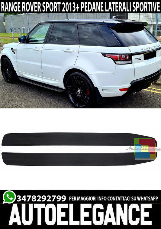 PEDANE LATERALI RANGE ROVER SPORT 2013+ SOTTOPORTA IN ALLUMINIO / ABS