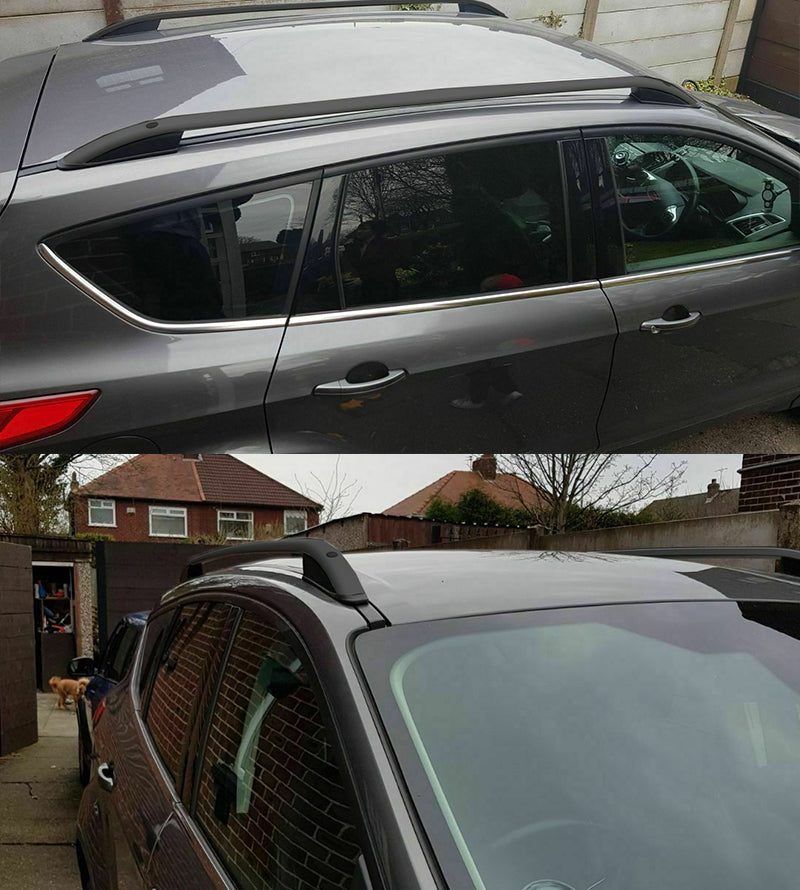 FORD KUGA II 2013+ BARRE SUL TETTO MANCORRENTI NERE PORTAPACCHI