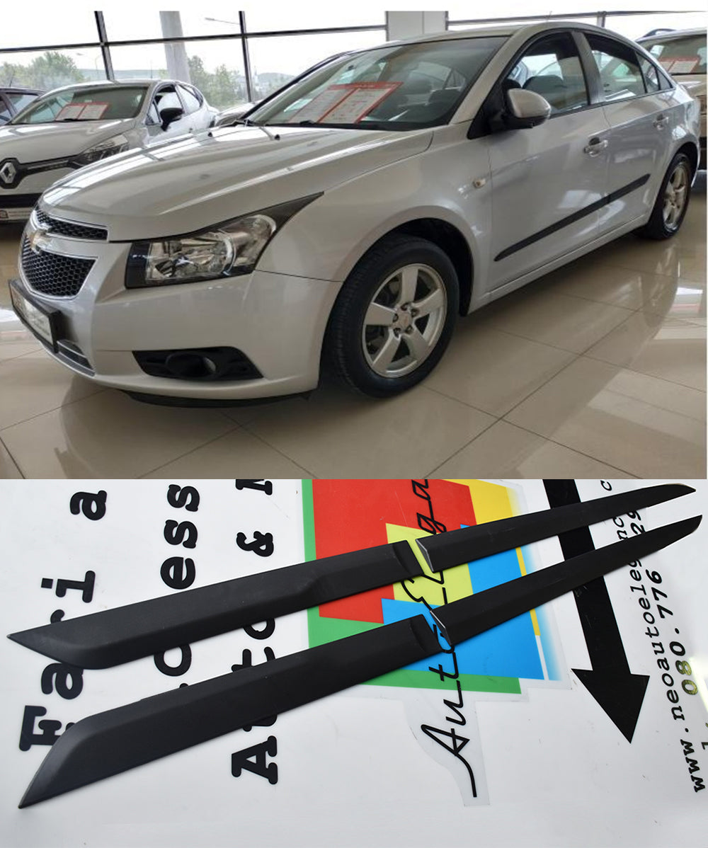 CHEVROLET CRUZE PROTEZIONE PORTIERE ADESIVE 3M IN ABS 4 PEZZI BOMBATURE PORTA AUTOELEGANCERICAMBI