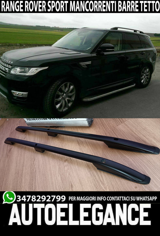 BARRE SUL TETTO MANCORRENTI PER RANGE ROVER SPORT L494 2013+ NERI 0216 AUTOELEGANCERICAMBI