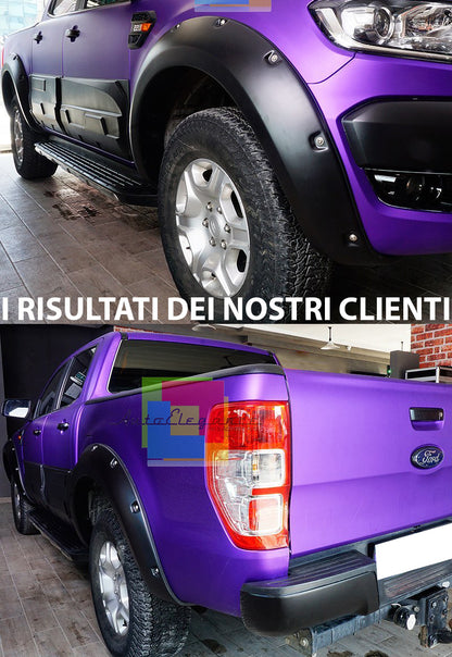 WHEEL ARCHES FORD RANGER T6 2011-2018 SPORTY LOOK EXTENDED FENDERS - ABS