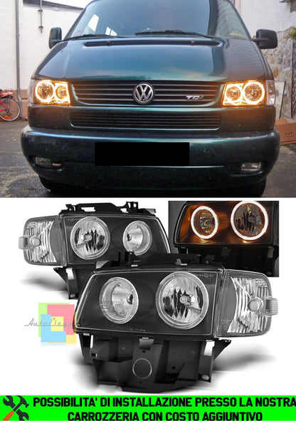 VW TRANSPOSTER MULTIVAN T4 1996-2003 ANGEL EYES HEADLIGHTS