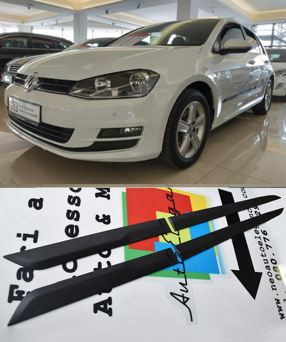 VW GOLF 7 MK7 PROTEZIONE PORTIERE ADESIVE 3M IN ABS 4 PEZZI BOMBATURE PORTA