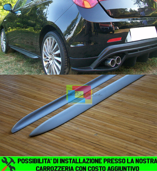 ALFA ROMEO GIULIETTA 2010+ MINIGONNE LATERALI SOTTO PORTA SPORTIVO TUNING AUTOELEGANCERICAMBI