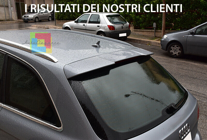 AUDI A4 B8 8K 08-15 AVANT SW SPOILER SUL TETTO LOOK RS4 ALETTONE POSTERIORE 0090 AUTOELEGANCERICAMBI