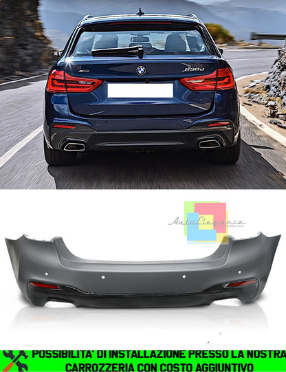 BMW SERIE 5 G31 TOURING 2017+ PARAURTI POSTERIORE LOOK M IN ABS AUTOELEGANCERICAMBI