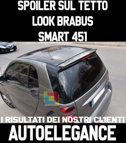SMART 451 2007+ COUPE REAR ROOF SPOILER ABS SPORTY LOOK