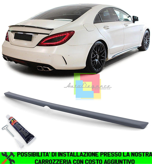 MERCEDES CLS W218 SPOILER POSTERIORE SUL COFANO AMG ABS / PLASTIC