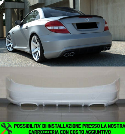 MERCEDES SLK R171 PARAURTI POSTERIORE LOOK AMG