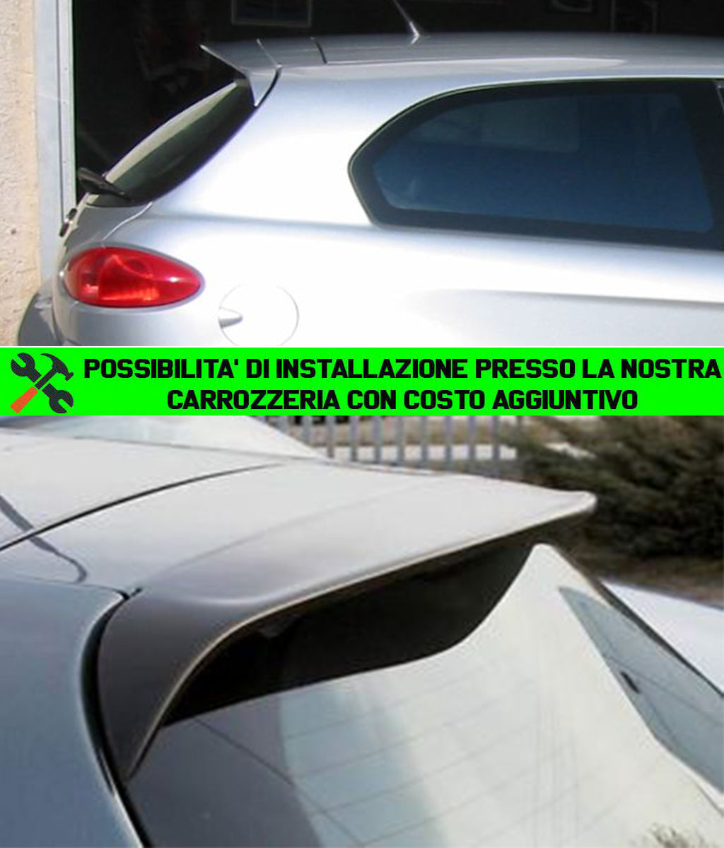 SPOILER POSTERIORE ALFA ROMEO 147 SUL TETTO ALETTONE GTA LOOK ABS