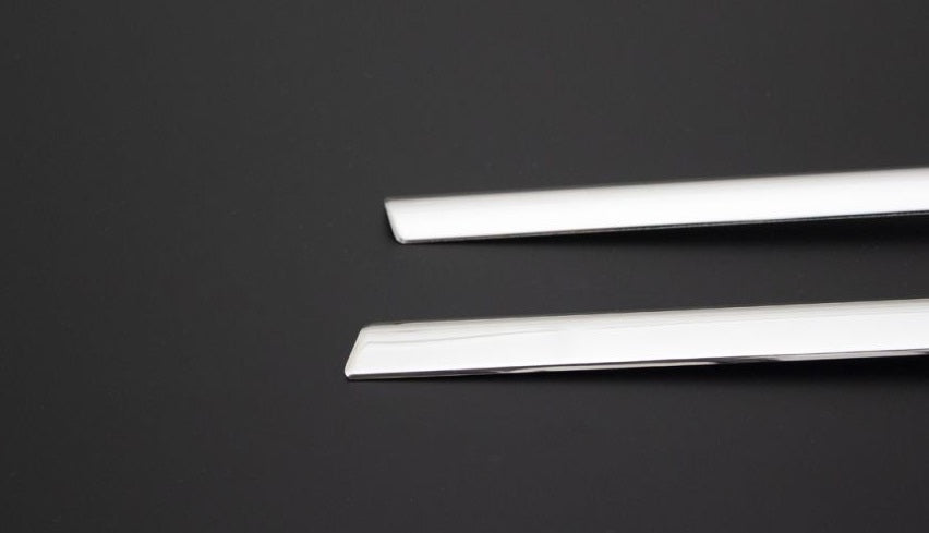 RENAULT CLIO 5 CORNICE FINESTRINI MODANATURA INOX CROMATE