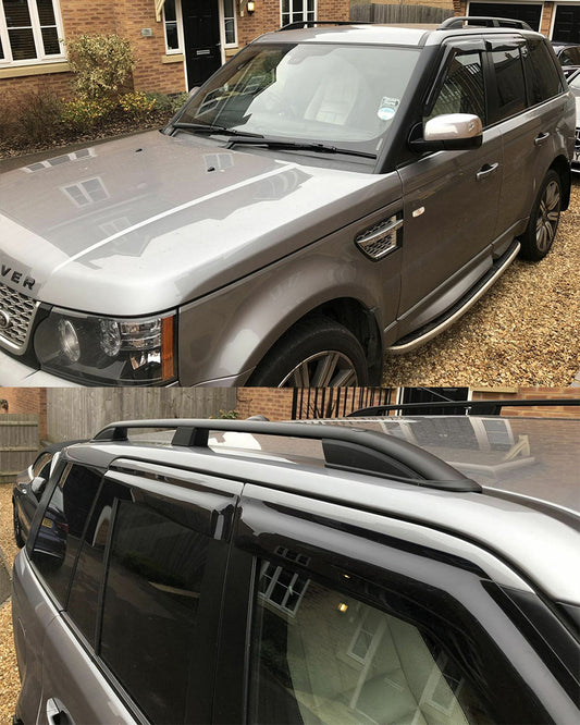RANGE ROVER SPORT 2005-2013 ROOF BARS BLACK RAILS ROOF RACK