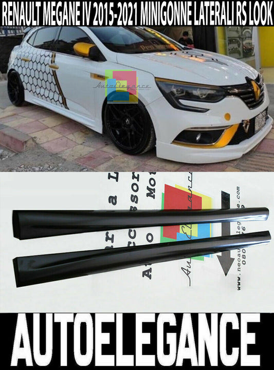 RENAULT MEGANE 4 IV 2015+ SIDE SKIRTS UNDER DOOR RS ABS / PLASTIC