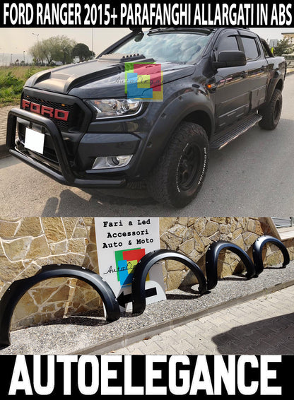 FORD RANGER 2016+ SPORTY LOOK FENDER EXTENSIONS - ABS