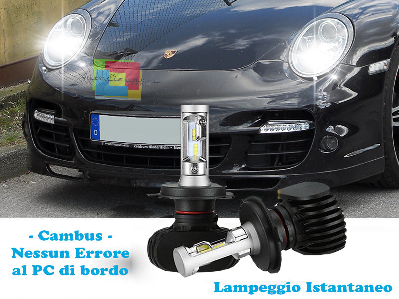 LAMPADE ABBAGLIANTI LAMPEGGIO ISTANTANEO LED PORSCHE 911 997 2004-2012 CREE