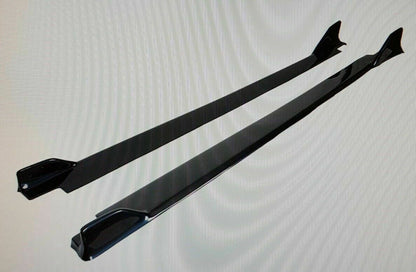 SEAT IBIZA 6J SPOILER FR SPOILER LATERALI SOTTO MINIGONNA ABS NERO SPLITTER