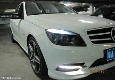 MERCEDES CLASSE C W204 2012+ GRIGLIE FENDINEBBIA LUCI DIURNE LED 6000K CAMBUS