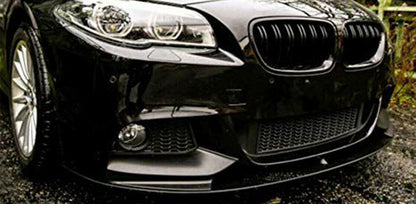 SPLITTER SOTTO PARAURTI ANTERIORE BMW SERIE 5 F10 F11 NERO OPACO M LAMA 0133