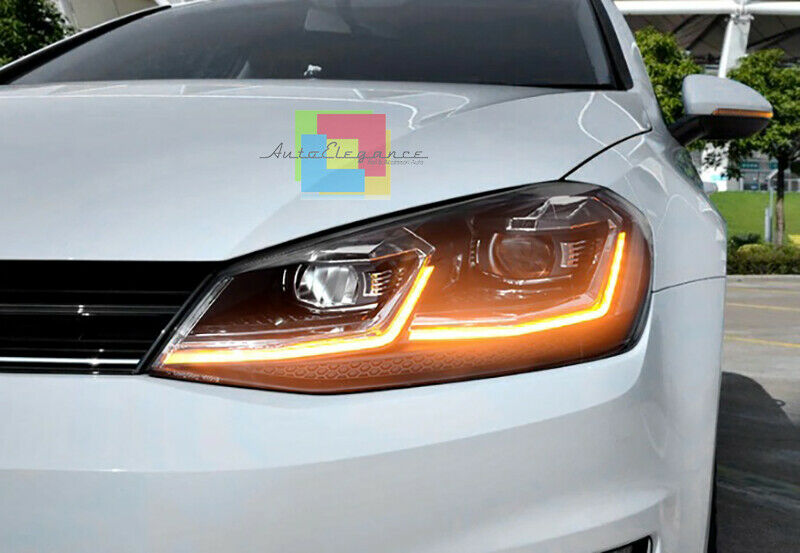 VW GOLF VII 7.5 2017+ LIFT FARI ANTERIORI GTI FANALI DIURNA LED FRECCIA DINAMICA