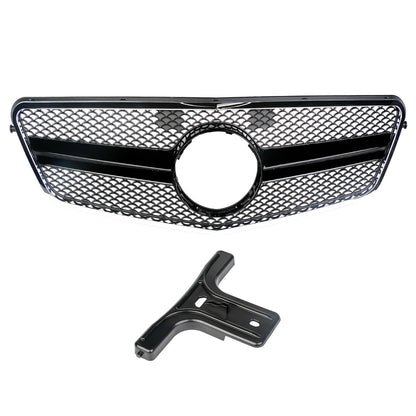 FRONT GRILLE MERCEDES E-CLASS W212 S212 2009-2012 BLACK AMG BLACK