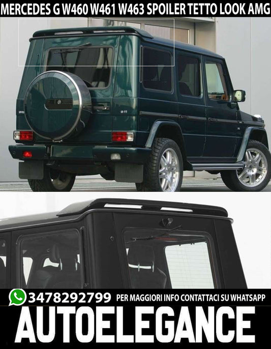 REAR ROOF SPOILER MERCEDES G W460 W461 W463 SPORT AMG .-