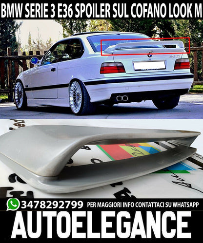 M3 REAR BONNET SPOILER BMW 3 SERIES E36 SEDAN COUPE