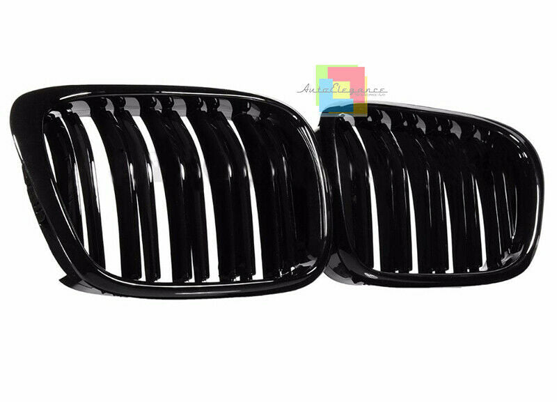 DOUBLE M BAND FRONT GRILLES FOR BMW 5 SERIES E39 95-03 SEDAN SW