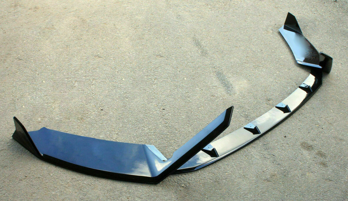 SEAT IBIZA 6J FR 08-17 BLACK ABS FRONT BUMPER SPLITTER BLADE