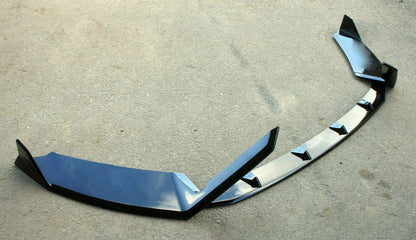SEAT IBIZA 6J FR 08-17 BLACK ABS FRONT BUMPER SPLITTER BLADE
